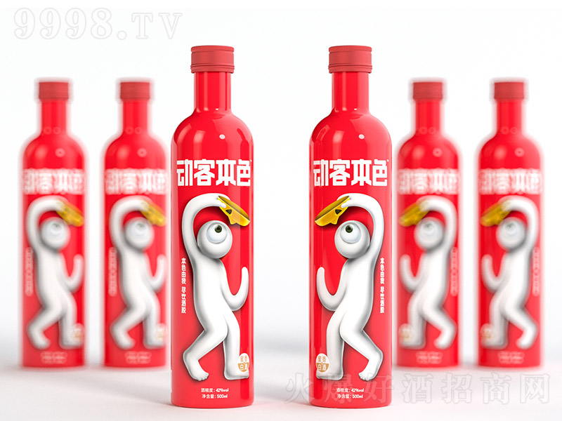 ���ͱ�ɫ��С�˰������Ͱ׾ơ�42��500ml��