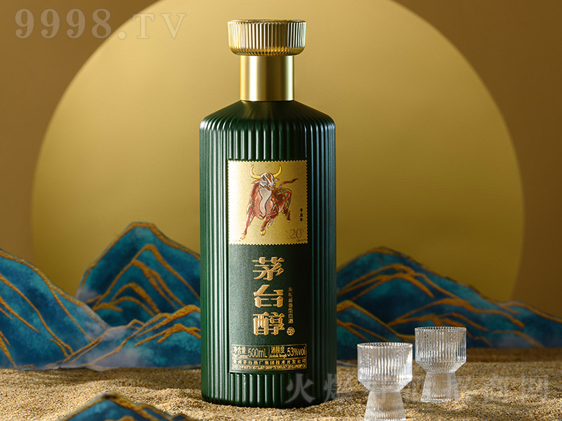 茅台醇邮票文化酒（牛金岁月）（绿色） 柔和酱香型【53度 500ml】