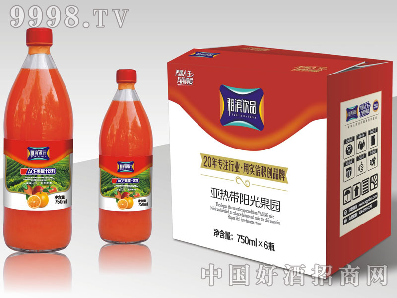 雅滨果汁750mlACE-特产酒类信息