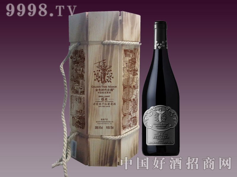 金色时代庄园辉煌赤霞珠干红葡萄酒|烟台时代