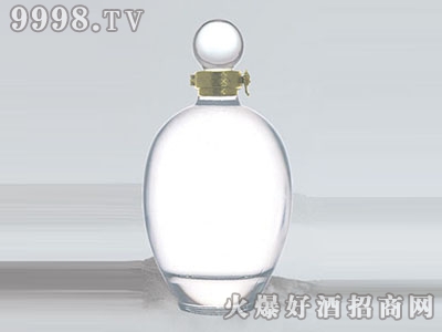 奥烽晶白玻璃瓶圆头JB-150 500ML