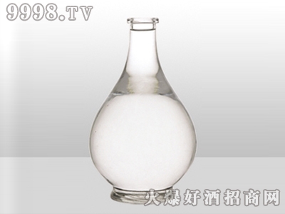 华鹏高白玻璃瓶国花红瓷ZH-982 500ml