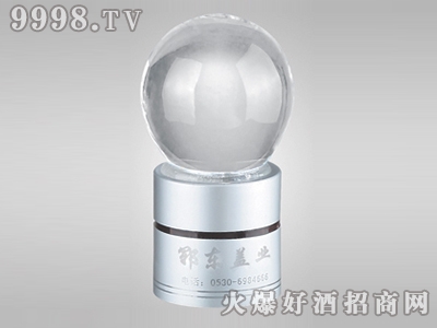 郓东玻璃酒瓶盖J-024（银灰球状）