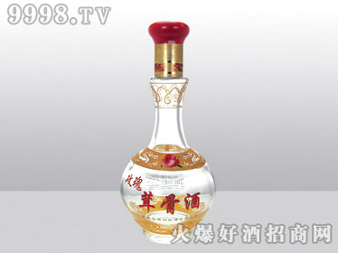 华峰高白料玻璃瓶玫瑰茸骨酒HF-002-500ml