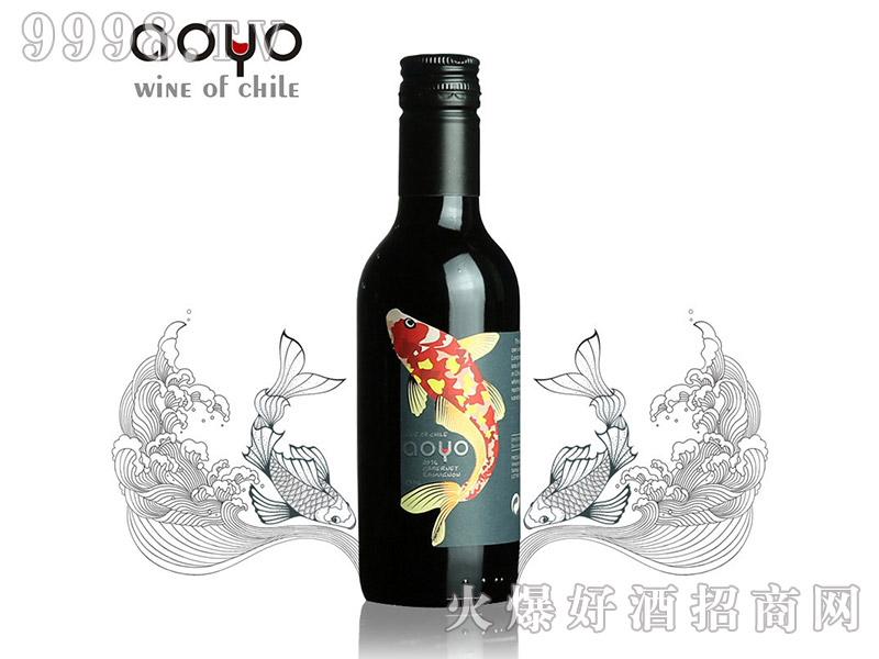 智利傲鱼赤霞珠干红葡萄酒2014年187ml|广州