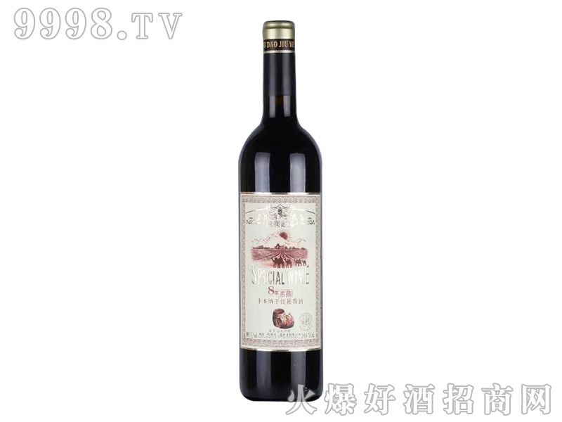 丝绸古道卡本纳8年干红葡萄酒