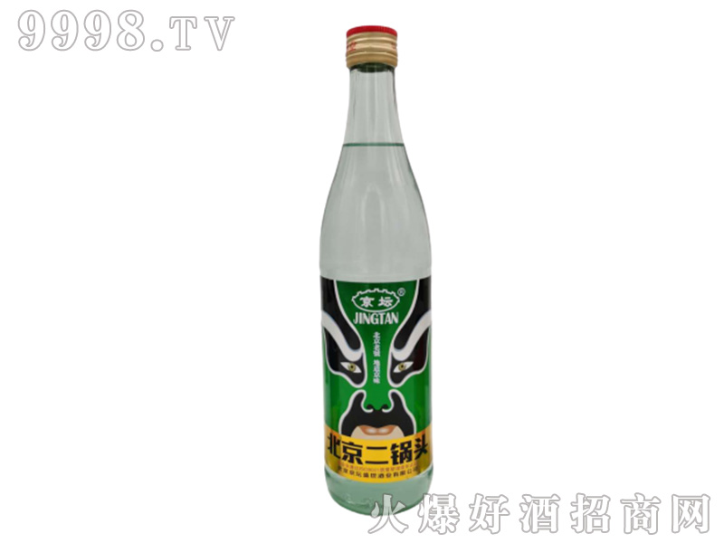 京坛北京二锅头酒（绿脸谱）浓香型白酒【42°500ml】