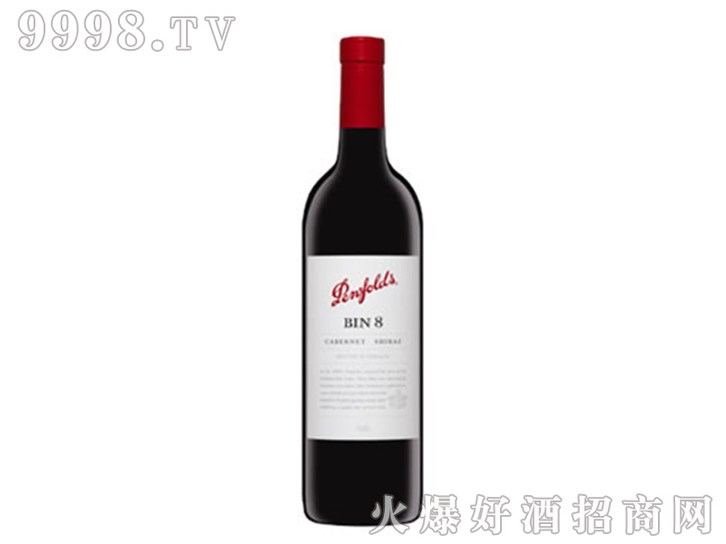 奔富BIN8赤霞珠西拉干红葡萄酒【14度750ML×12】