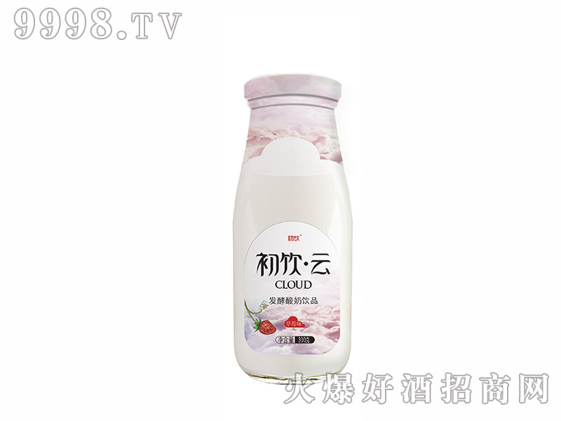 初饮草莓味酸奶饮品【300g】-饮料类信息
