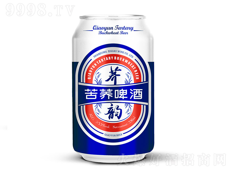 荞韵苦荞啤酒（蓝罐）【10度 330ml】