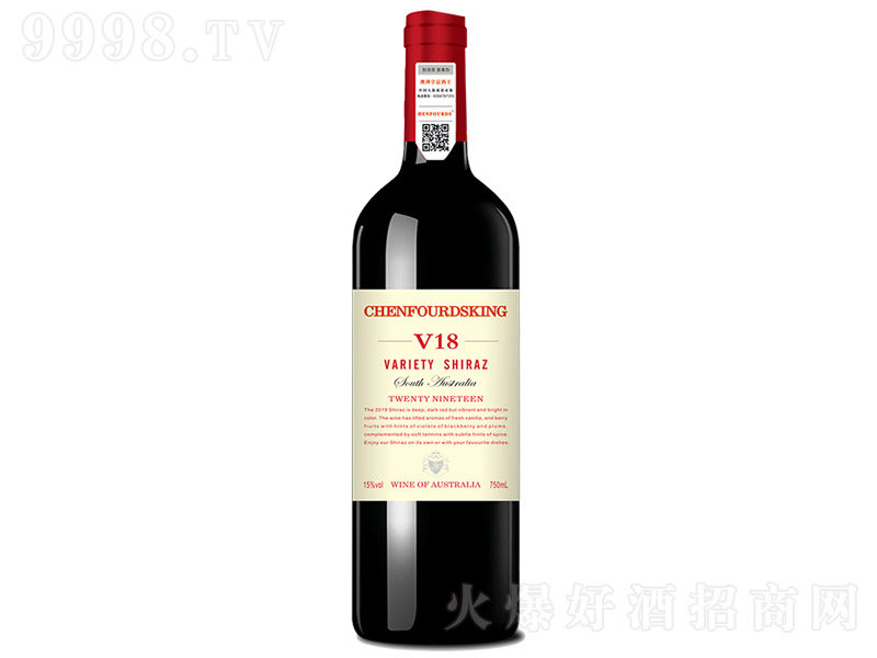 澳大利亚亨富酒王V18西拉干红葡萄酒【15° 750ml】-红酒类信息