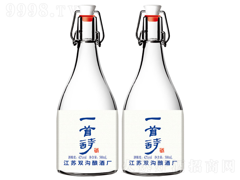 һ��ʫ�ƿ���ƿ Ũ���Ͱ׾ơ�42�� 500ml��