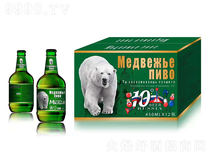 熊科炫啤酒【10° 450ml】-啤酒类信息