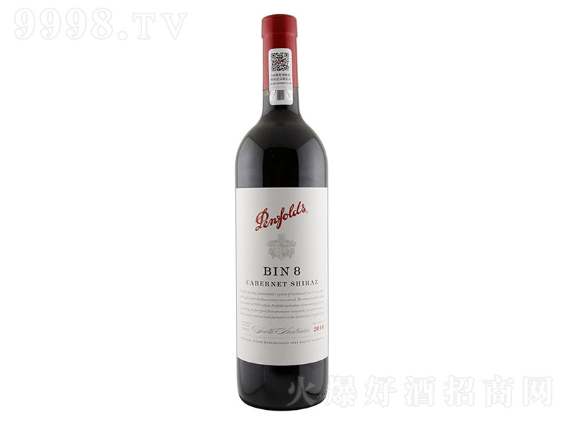 澳大利亚奔富BIN8赤霞珠设拉子干红葡萄酒【14.5° 750ml】