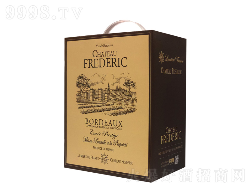 富来庄园干红礼盒（375ml）酒具包装