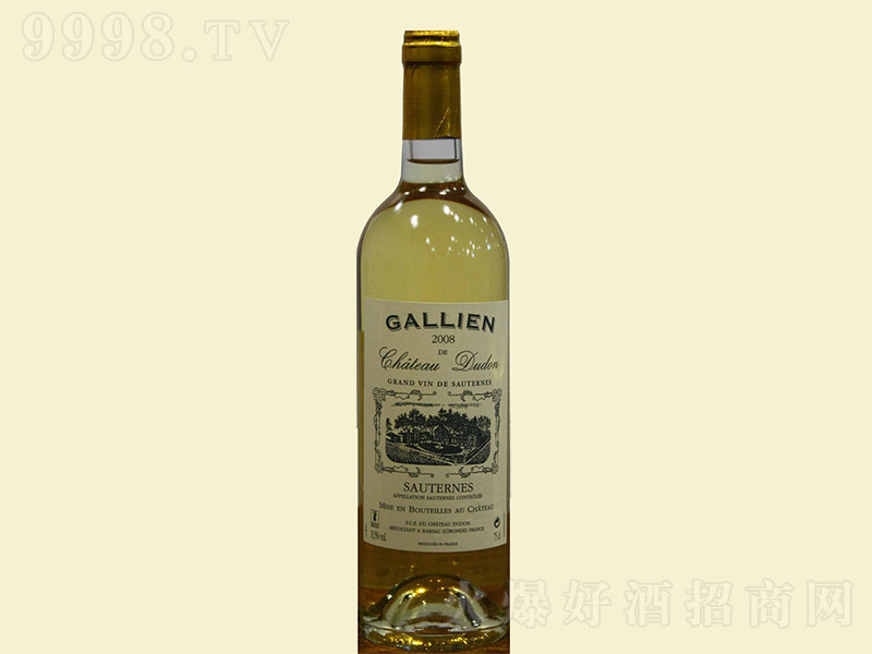 伽利昂甜白葡萄酒2008干白葡萄酒【750ml】