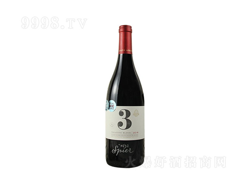 南非斯泰伦博斯斯皮尔酒庄创意区间系列3号干红葡萄酒招商750ml
