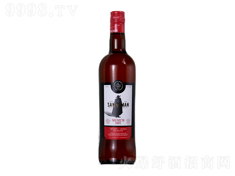 山地文白雪莉酒半干型加强型葡萄酒西班牙进口利口葡萄酒【15° 750ml】