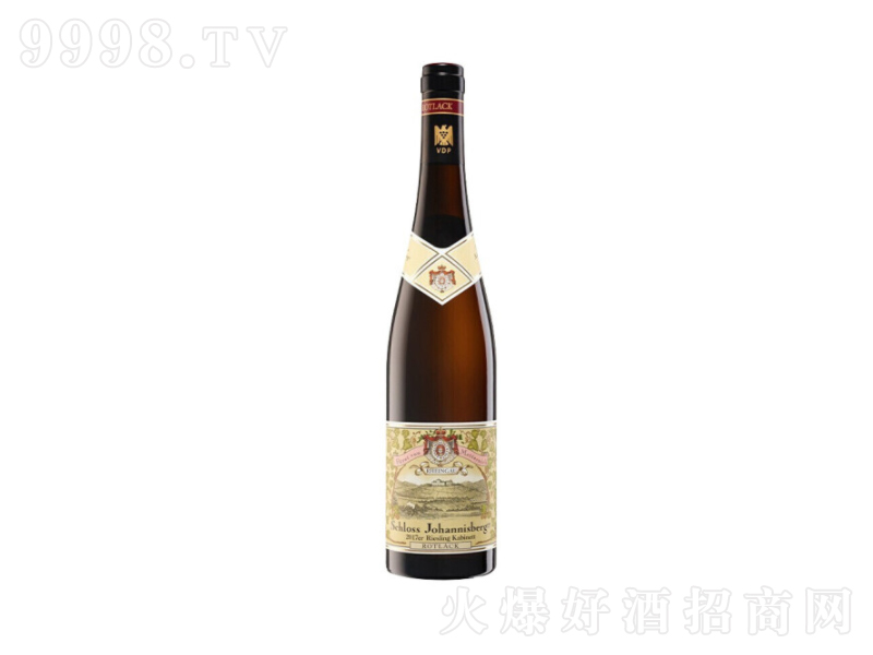 德国原瓶进口约翰山堡雷司令半干白葡萄酒VDP级莱茵高产区750ml