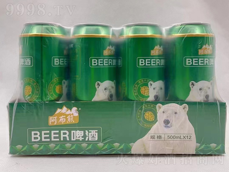 阿布熊啤酒（半托）【500ml×12】