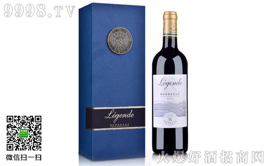 法国拉菲传奇波尔多2015红葡萄酒礼盒装价格