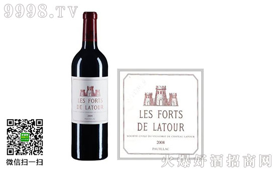 2008年拉图堡垒(小拉图)红葡萄酒价格,多少钱