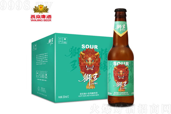 12°燕京啤酒狮王酒花酸小麦精酿啤酒330ML价格，多少钱？