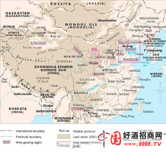 《世界葡萄酒地图》新版中国葡萄酒产区增加