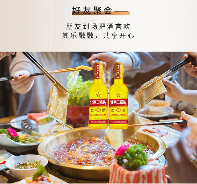 永定河北京二锅头酒金42°500ml浓香型白酒
