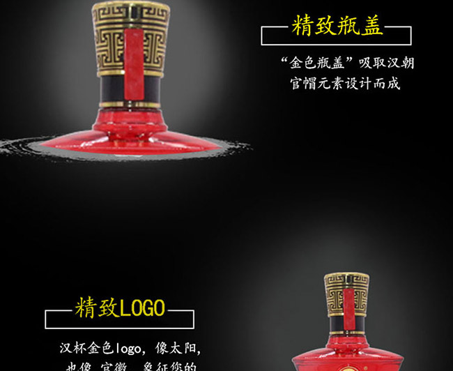 汉杯酒10 50°500ml清香型白酒