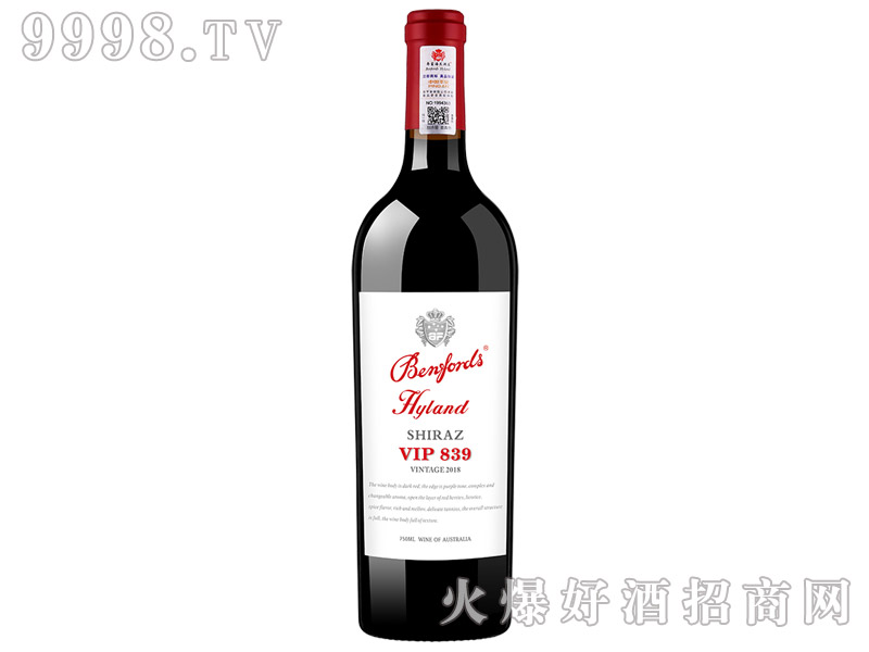 奔富海�m酒�fVIP839干�t葡萄酒