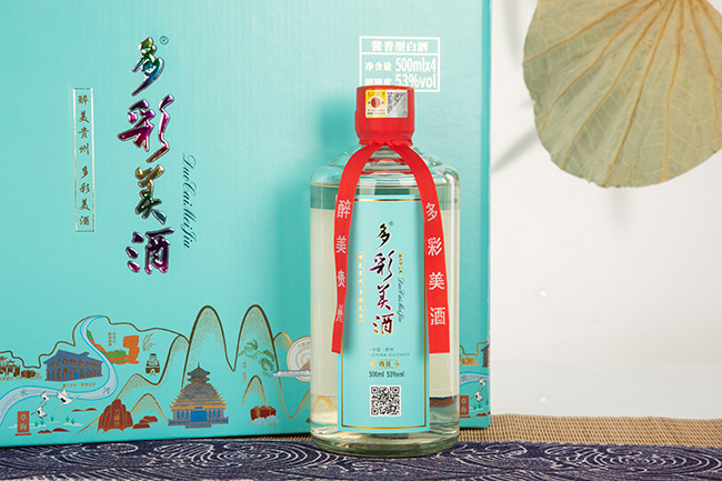 多彩美酒·贵礼53°500ml酱香型白酒瓶