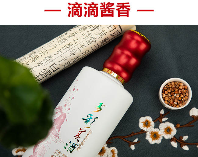 多彩美酒·贵山53°500ml酱香型白酒