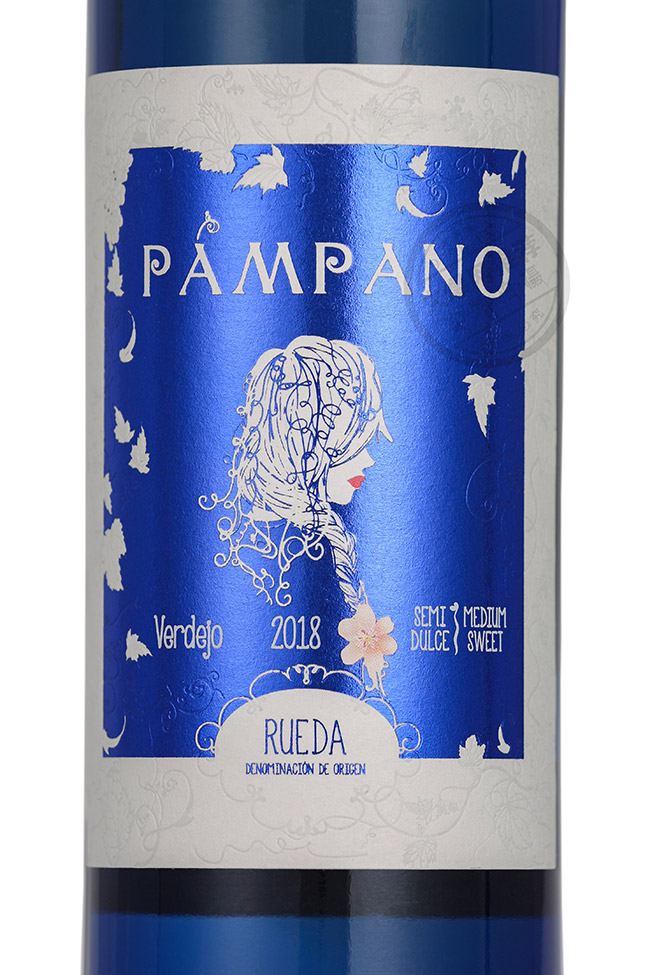 西班牙蓝色少女半甜白葡萄酒