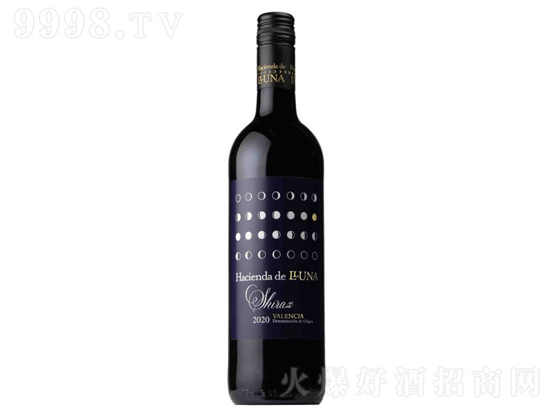 西班牙露娜庄园蓝月设拉子红葡萄酒2020【14° 750ml】