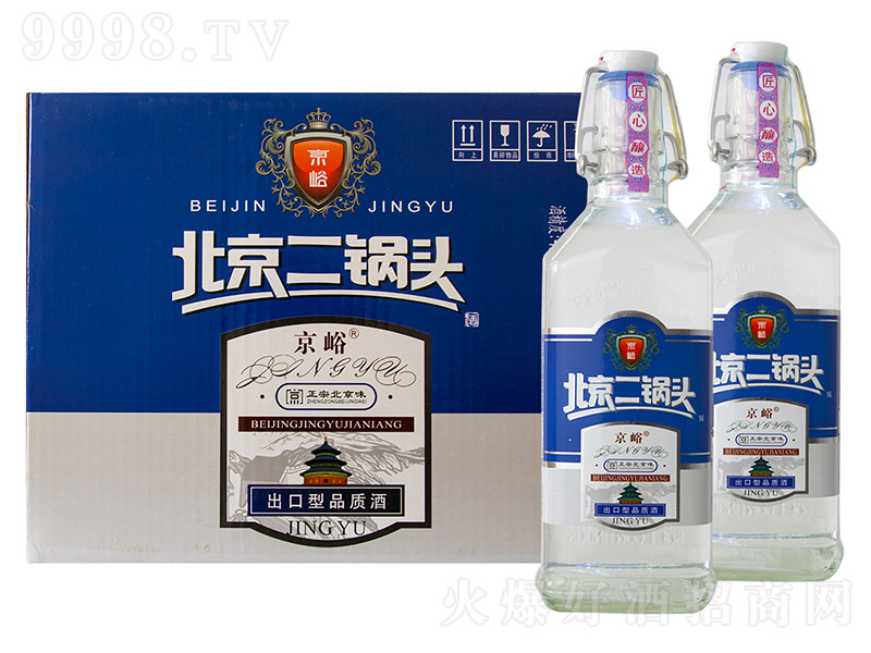 京峪北京二锅头酒国际出口型 清香型【42° 500ml×12瓶】