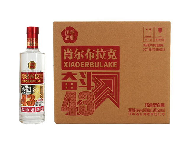 肖尔布拉克奋斗酒 浓香型白酒【43° 500ml】
