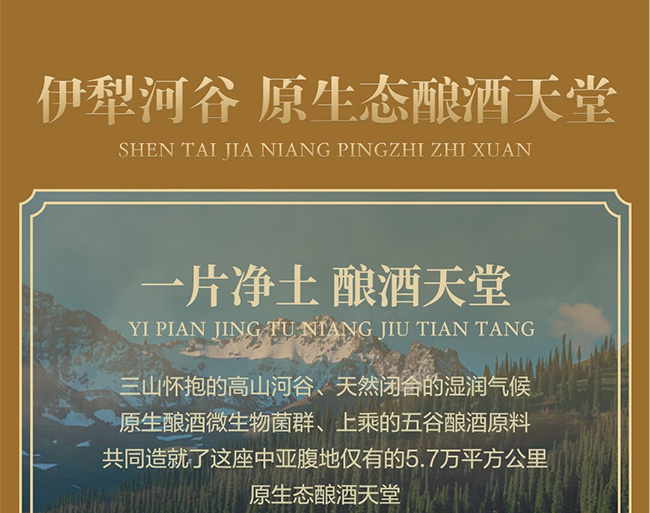 肖尔布拉克酒河谷醇 浓香型白酒【46° 258ml】