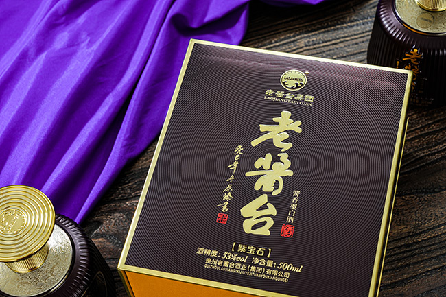 老酱台酒紫宝石酱香型酒【53度500mlx6】