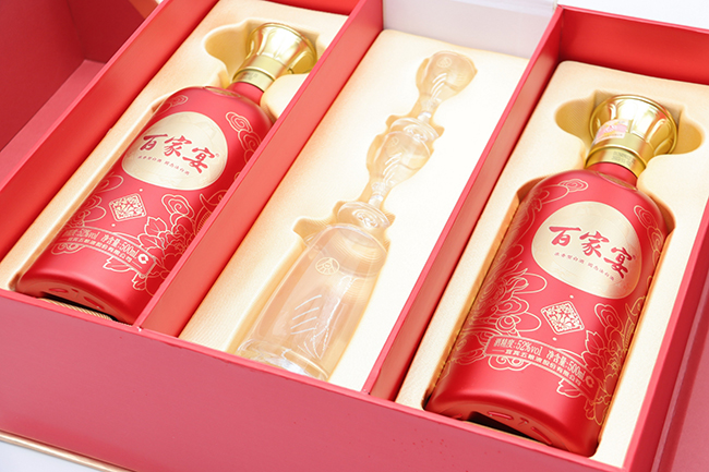 百家宴酒双支礼盒 浓香型【52° 500ml】