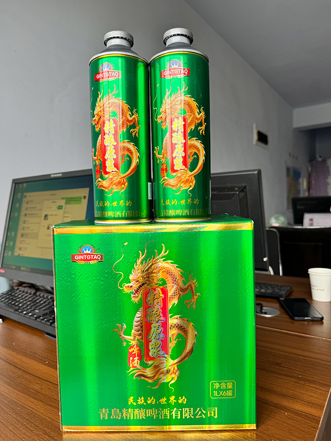 中国龙德式精酿原浆啤酒【12° 1L】