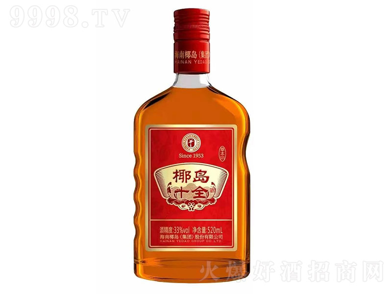 椰岛十全酒草本520【33° 520ml】