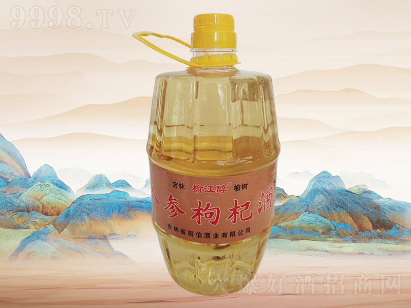 榆江醇人参枸杞酒E007【42度2L×6桶】