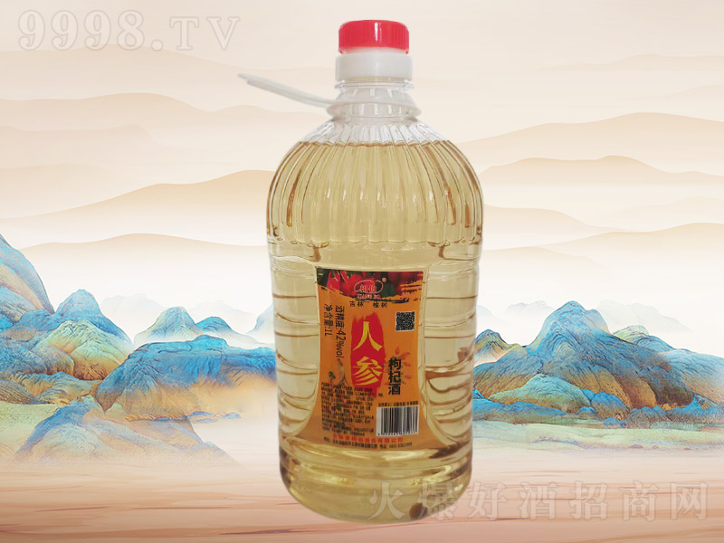 相伯人参枸杞酒D025【42度1L×12桶】